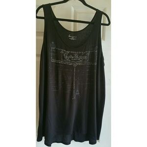 Lane Bryant - Black w/sequins Tank Top